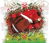 Christmas Football 20oz Tapered Tumbler Wrap
